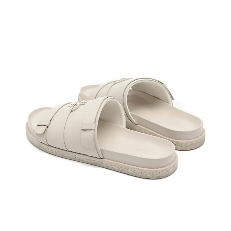 PEDRO Slide Slippers Men Black/Light Taupe-2