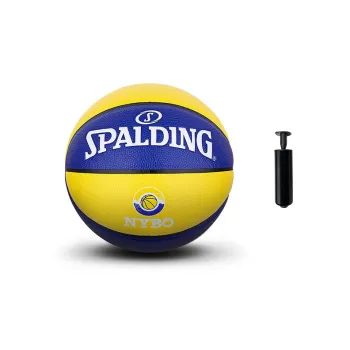 SPALDING PU Basketball Yellow Blue Multicolor 4/5/7 Size Training Unisex