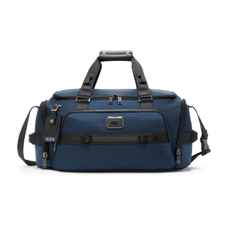 TUMI Alpha Bravo Ballistic Nylon Handbag, Shoulder Bag, Crossbody Bag, Travel Bag Regular Unisex Marine Blue-0