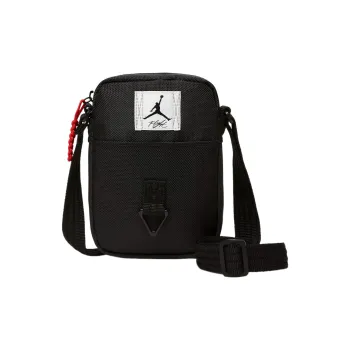 Jordan PU Polyester With Synthetic Leather Shoulder Bag, Crossbody Bag Regular Unisex Black
