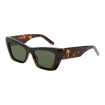 PALM ANGELS Hermosa Squared-Frame Sunglasses