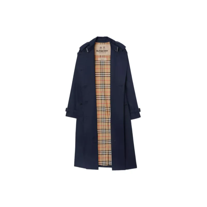 Burberry FW22 Trench Coat Women's Dark Blue-1