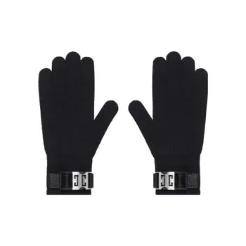 Givenchy Knit Gloves Men Black