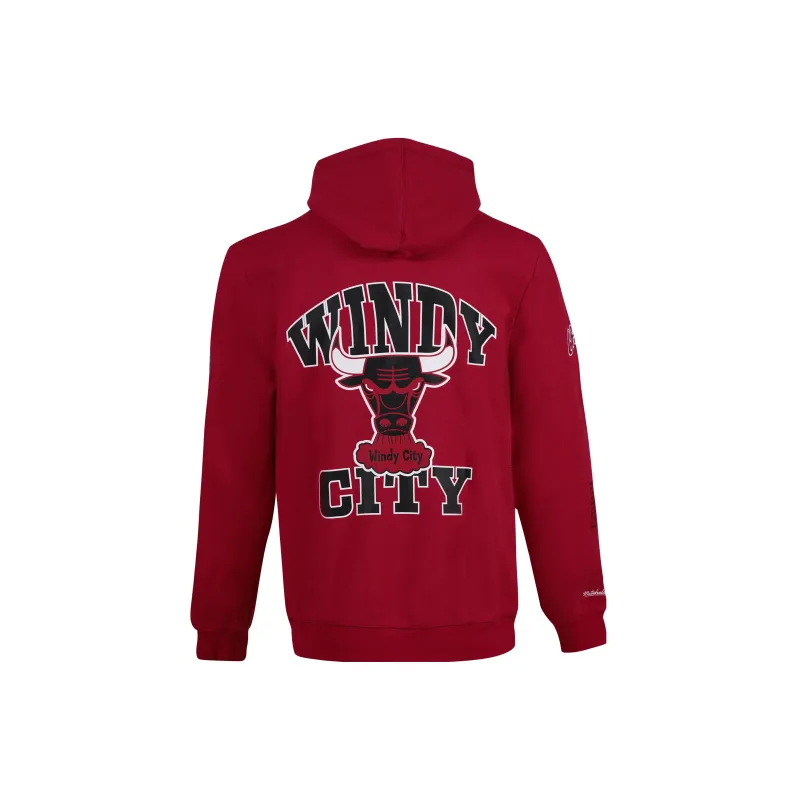 Mitchell Ness Sweatshirts Unisex Red-1