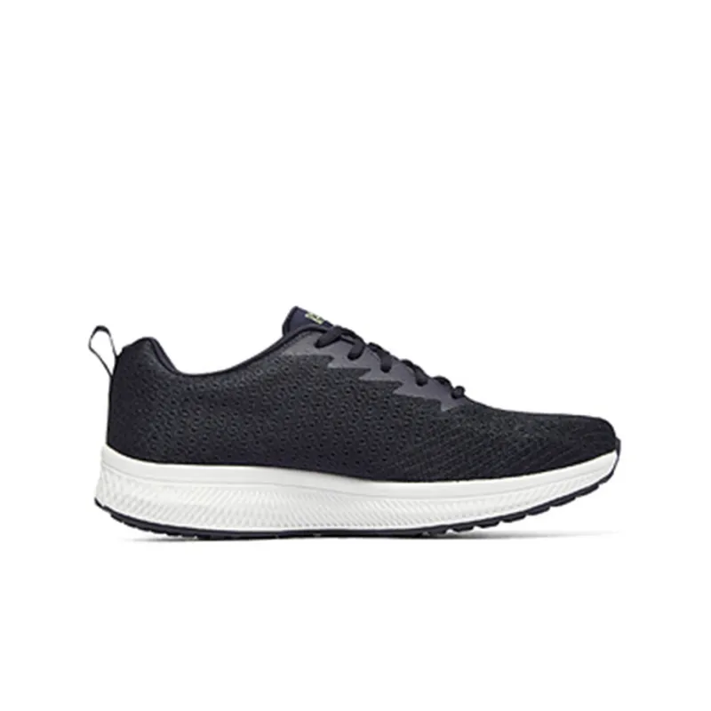 Skechers Go Run Consistent Cushioning Anti Slip And Wear Resistant Low Top Running Shoes Men's Black Green-1