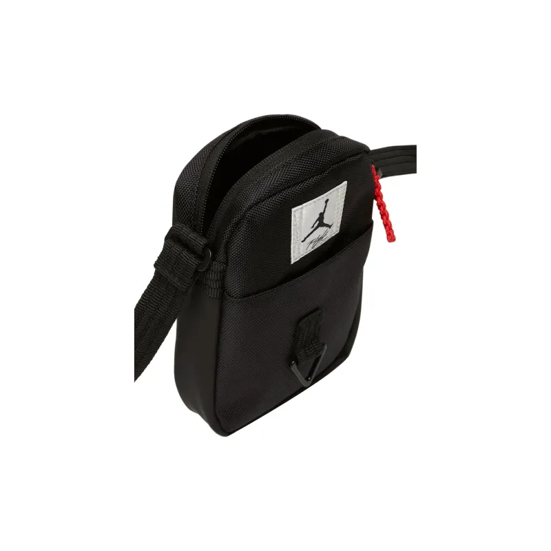 Jordan PU Polyester With Synthetic Leather Shoulder Bag, Crossbody Bag Regular Unisex Black-2