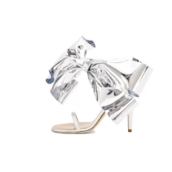 LOEWE Stylish Sandal 10cm Women's Silver