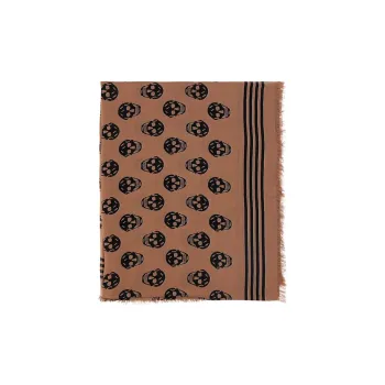 Alexander McQueen Silk Scarves Men's Camel