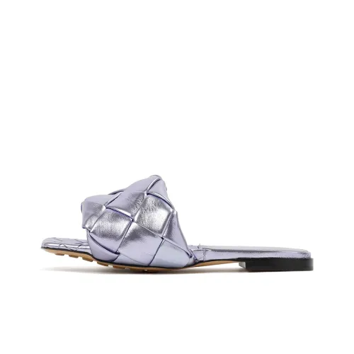 Bottega Veneta Slide Slippers Women's Purple