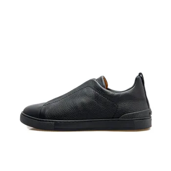 Zegna Triple Stich Leather Sneakers