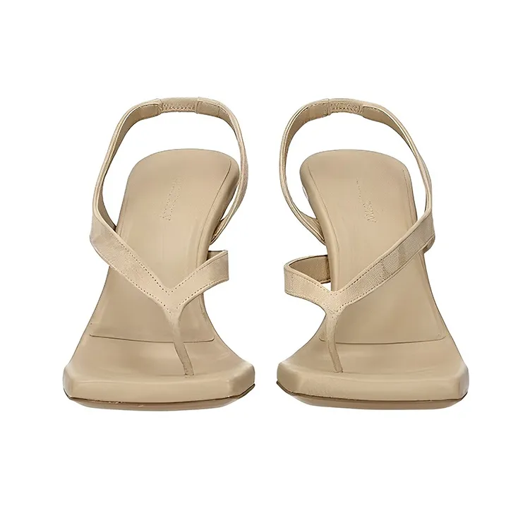 GIABORGHINI Thong-strap Leather Sandals-3