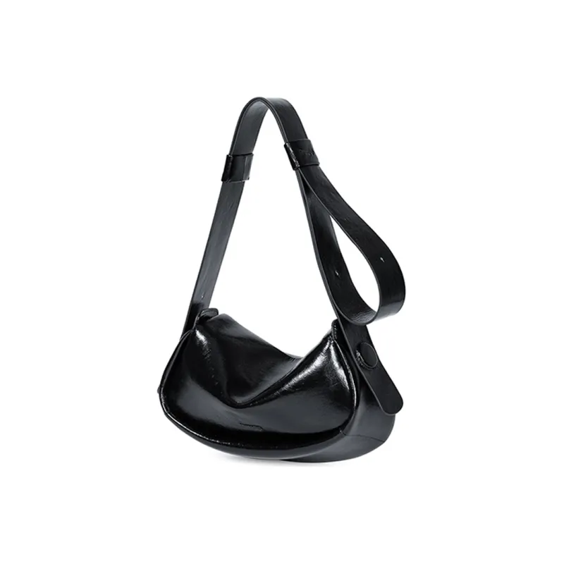 KUNOGIGI Cow Leather Saddle Bags Shoulder Bags Medium Size Women's Multicolor-6