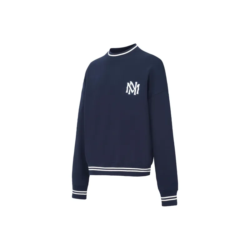 Mitchell Ness Sweatshirts Unisex Navy Blue-2