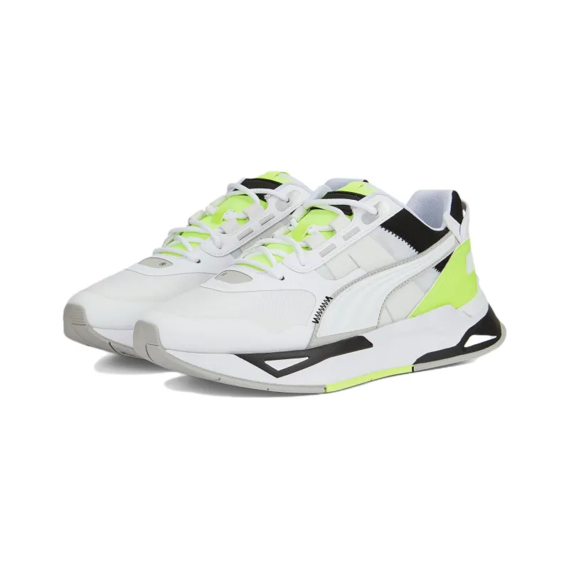 PUMA Mirage Sport Tech Anti-Slip Wear-Resistant Low-Top Sports Casual Shoes Unisex White Cyan-2