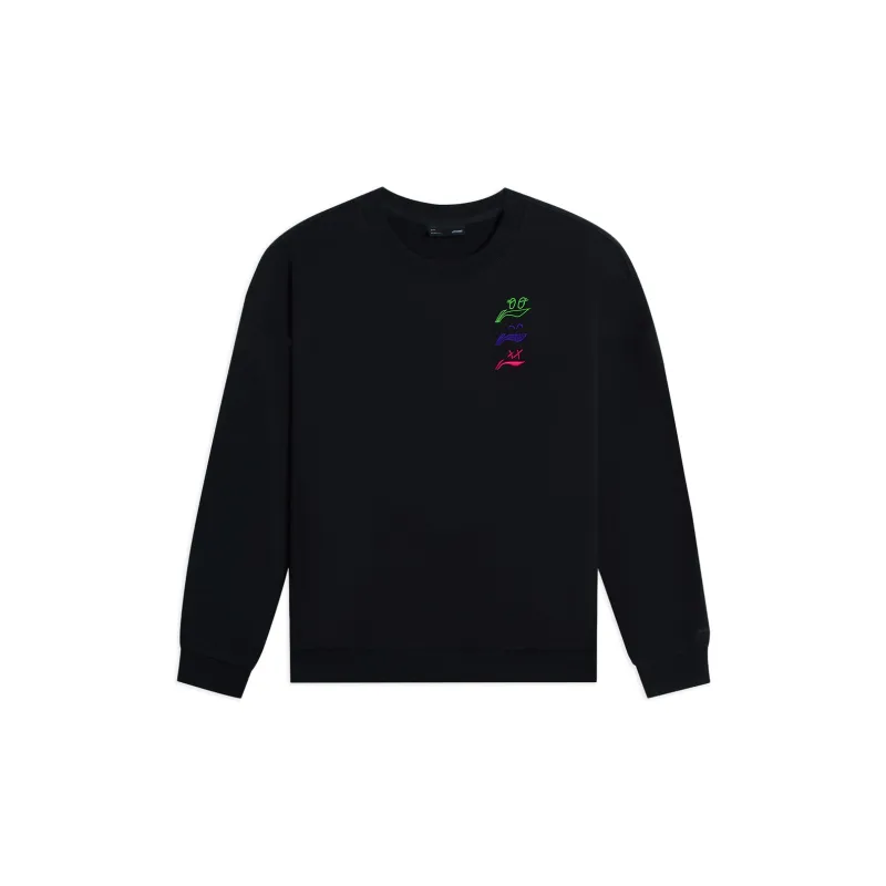 LiNing Sports Life Collection Sweatshirt Unisex Black-1