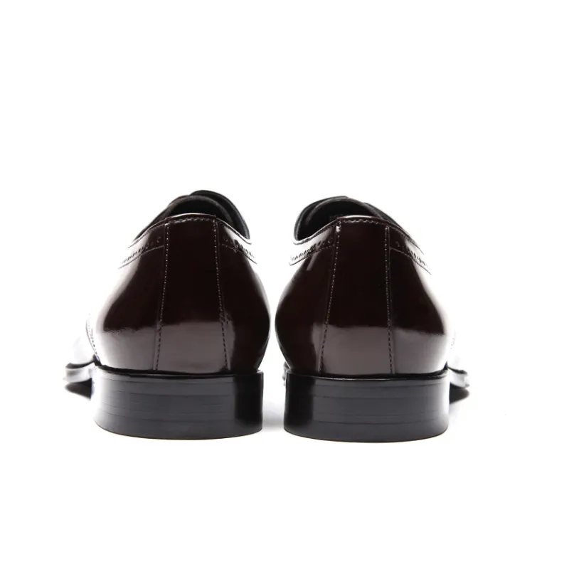 Satchi Dress Shoes Men Low Top Coffee-3