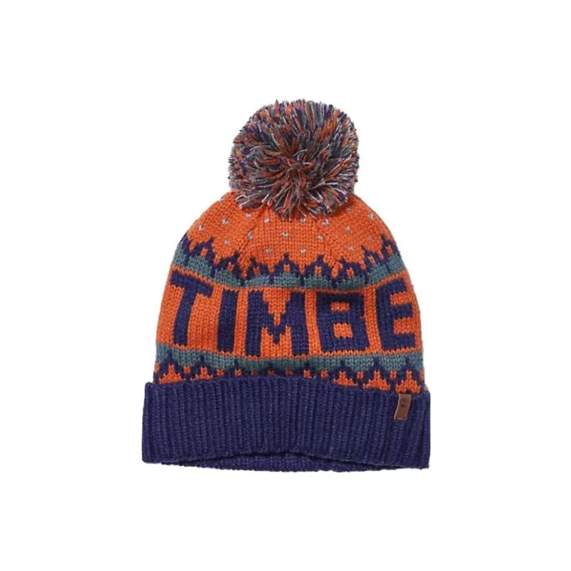 Timberland Beanies Men Orange/Blue-0