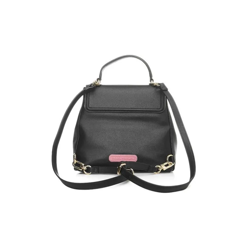 CHIARA FERRAGNI Eyelike Polyurethane Backpack Women's Black-2