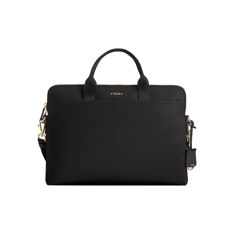 TUMI Voyageur Nylon Laptop Bag Shoulder Bag Crossbody Bag Handbag Women's Black-0