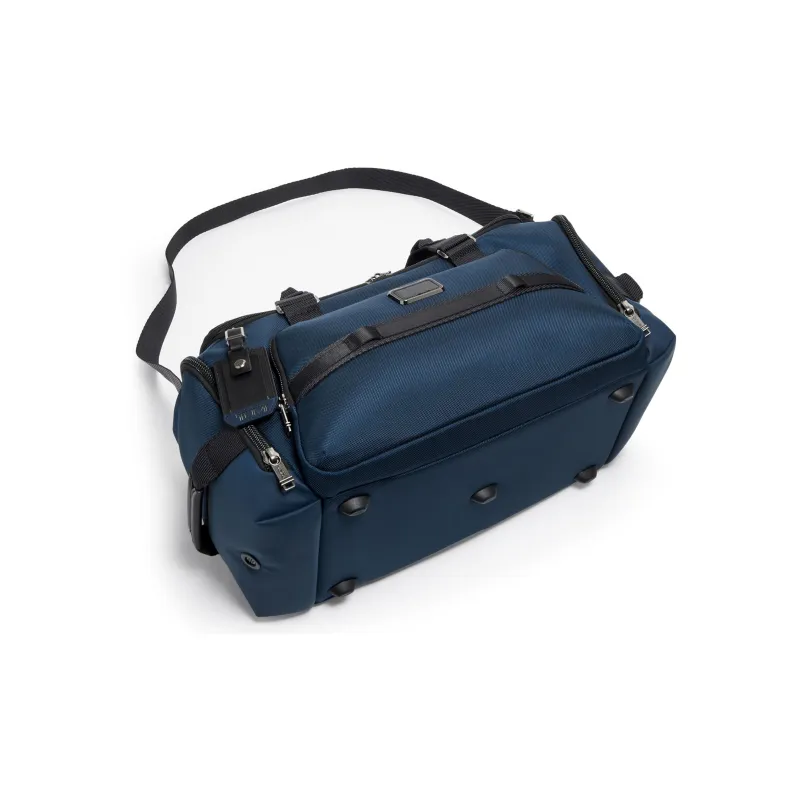 TUMI Alpha Bravo Ballistic Nylon Handbag, Shoulder Bag, Crossbody Bag, Travel Bag Regular Unisex Marine Blue-3