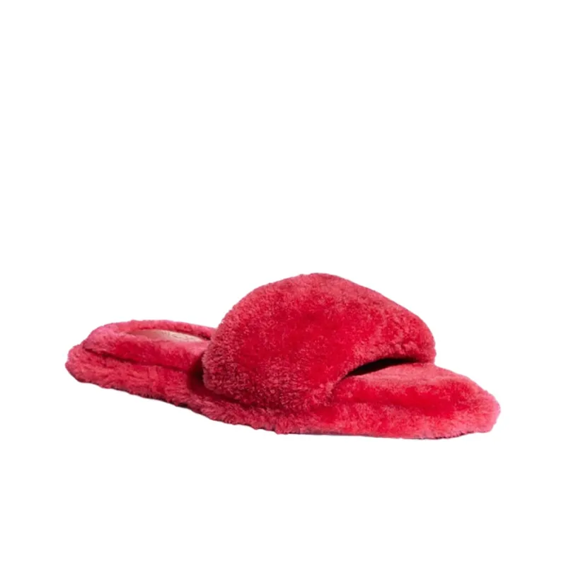COACH Slide Slippers Women's Red-1