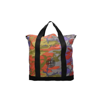 STONE ISLAND Nylon Tote Bag Shopping Bag Shoulder Bag Crossbody Bag Handbag Regular Men's Multicolor
