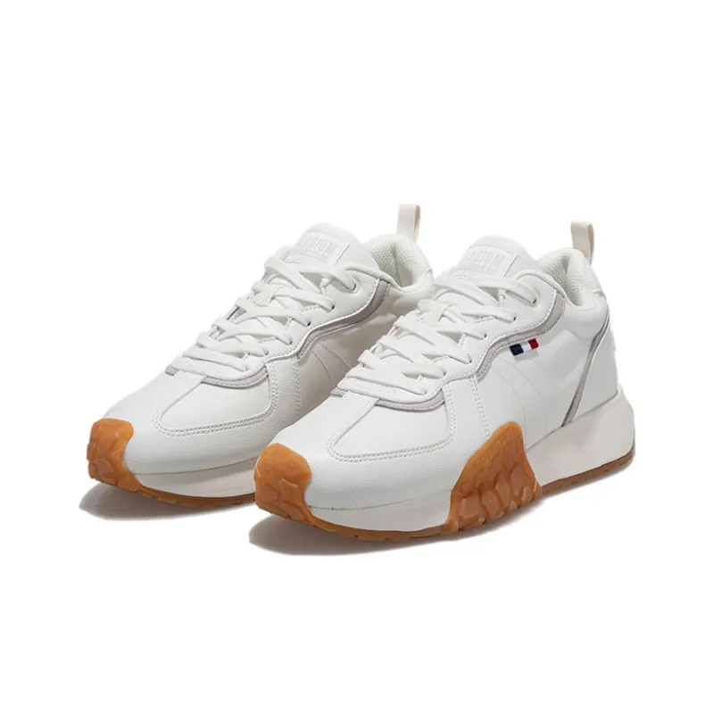 Palladium Troop Runner EC Low Top Casual Shoes Unisex White Khaki-1