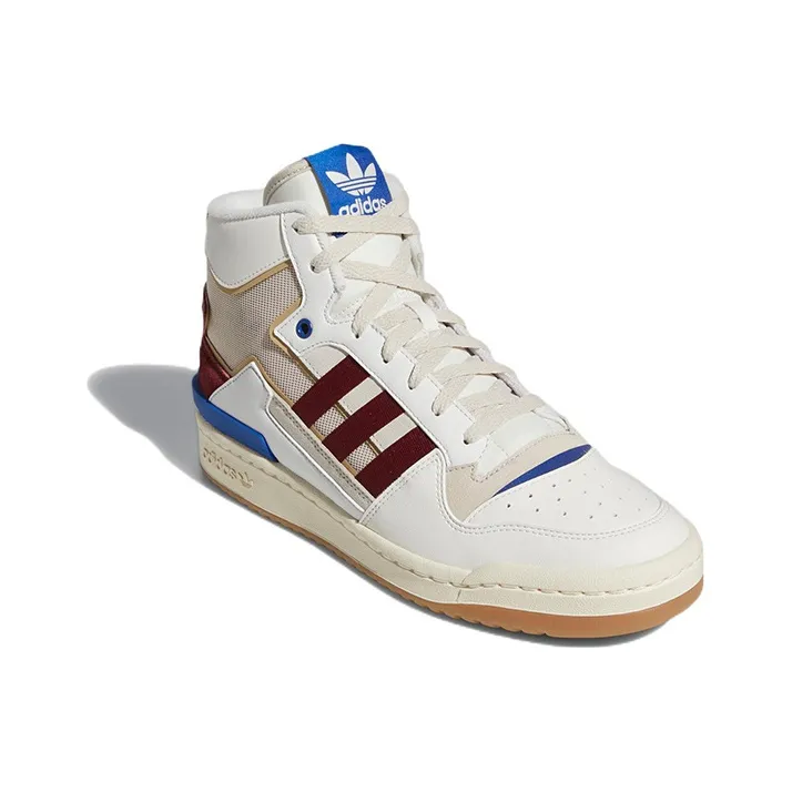 Adidas Originals Forum Exhibit Mid 2 'White Collegiate Burgundy'-2