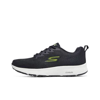 Skechers Go Run Consistent Cushioning Anti Slip And Wear Resistant Low Top Running Shoes Men's Black Green