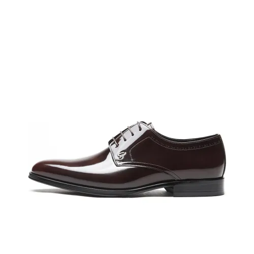 Satchi Dress Shoes Men Low-Top Coffee