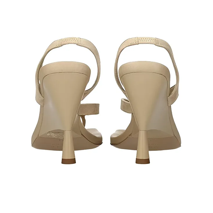 GIABORGHINI Thong-strap Leather Sandals-4