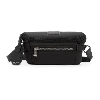 TUMI Alpha Bravo Ballistic Nylon Shoulder Bag Crossbody Bag Sling Bag Fanny Pack Men's Black