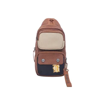 LiNing Badfive Polyester Crossbody Bags Sling Bags Regular Unisex Dark Brown/Black