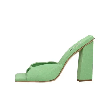GIA BORGHINI Fashion Slippers Women's Green