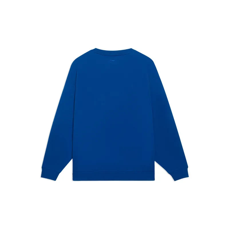 LiNing Sports Life Collection Sweatshirt Unisex True Blue-1