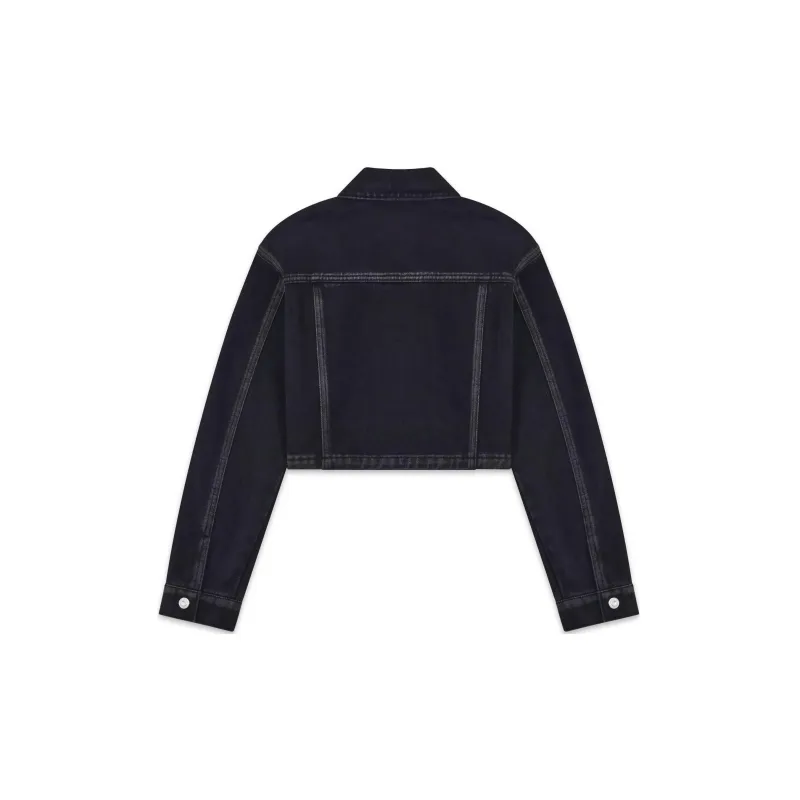 WE11DONE Denim Jackets Women's Black-1
