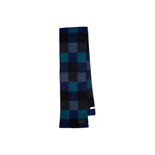 Paul Smith Knit Scarves Men Blue/Black