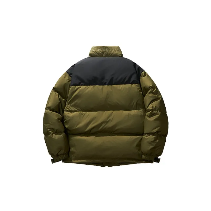 Penfield Hooded Loose Fit Long-Sleeved Down Jacket Unisex Olive Green-1