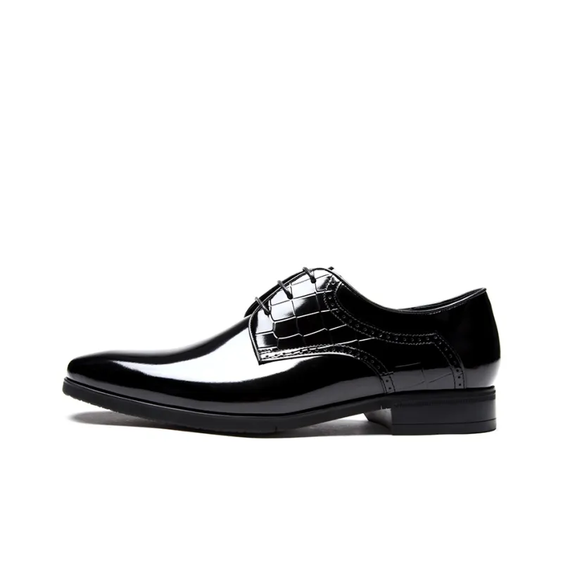 Satchi Dress Shoes Men Low Top Black-0