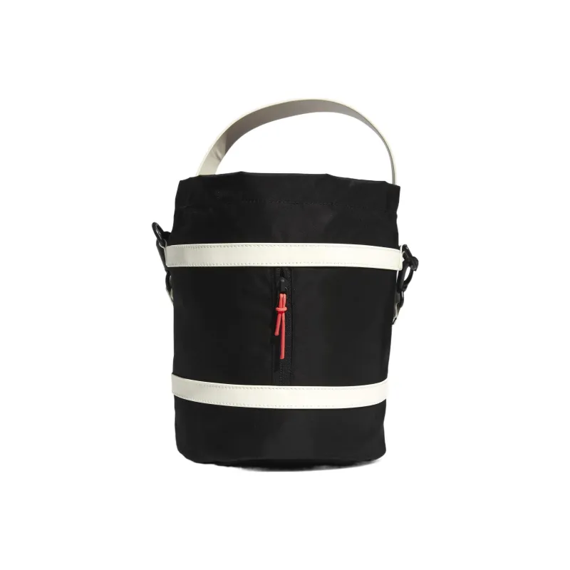 Adidas Nylon Bucket Bag One Shoulder Handbag Small Size Unisex Black-1