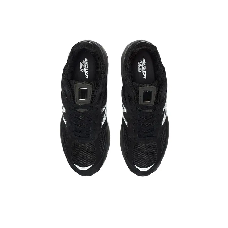New Balance NB 990 V5 Cushioning Anti Slip And Wear Resistant Low Top Casual Running Shoes Men's Black 2E Width-3