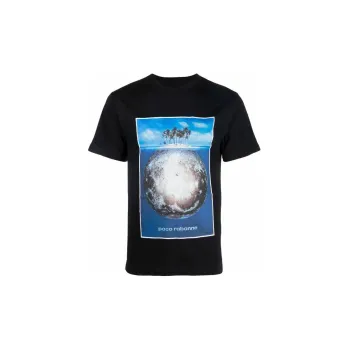 Paco Rabanne Logo Printed Crewneck T Shirt