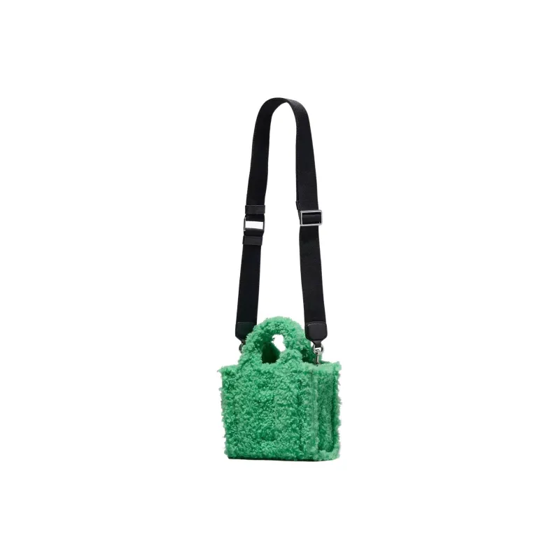 MARC JACOBS Plush Tote Bag Shopping Bag Shoulder Bag Crossbody Bag Handbag Mini Women's Green-3