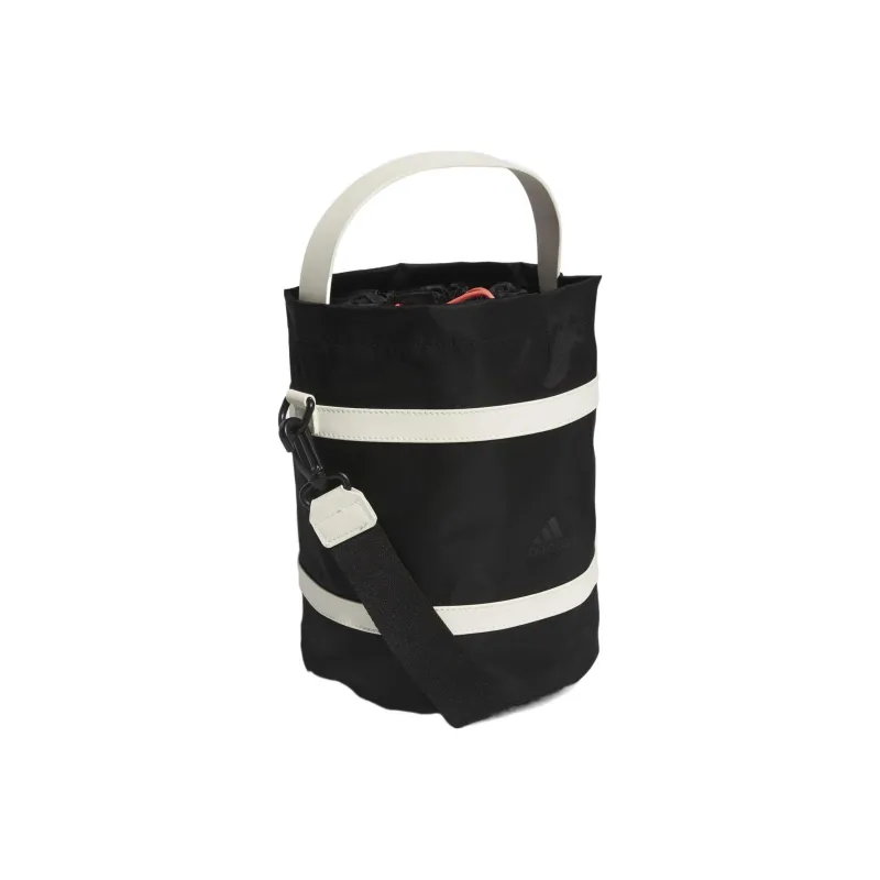 Adidas Nylon Bucket Bag One Shoulder Handbag Small Size Unisex Black-2