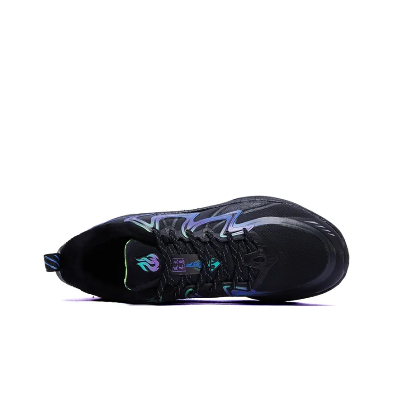 XTEP Wind & Fire 26th Generation Running Shoes Men Low Top Black/Sunlight Blue-2