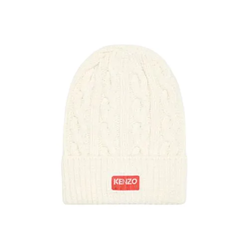 KENZO Beanies Unisex Off White