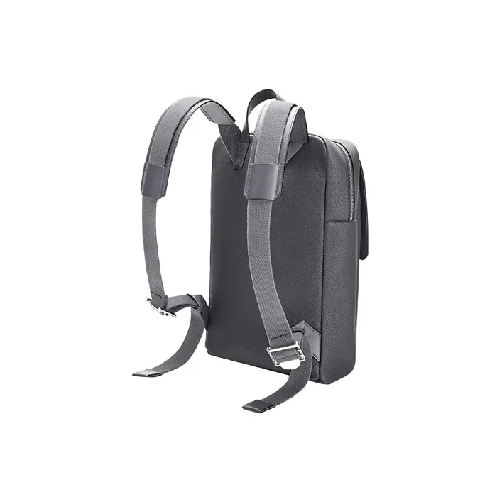 LOEWE Military Soft Grain Cow Leather Backpack Regular Men's Gray-2