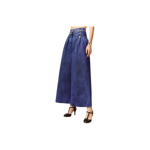 CHANEL Jeans Women's Blue