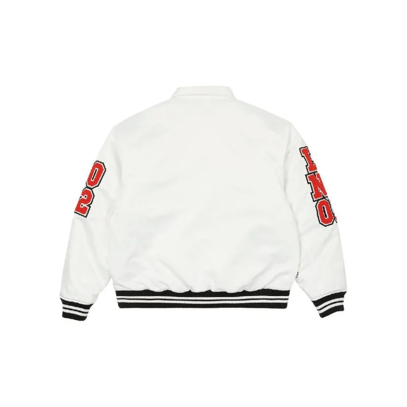 PALACE Satin Varsity Jacket-1