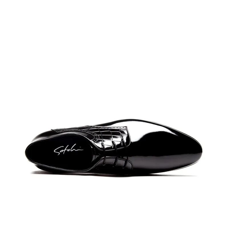 Satchi Dress Shoes Men Low Top Black-3